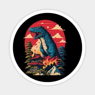 King of The monsters vector illustration design Magnet